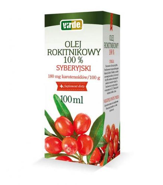 Virde Olej rokitnikowy 100% syberyjski, 100 ml