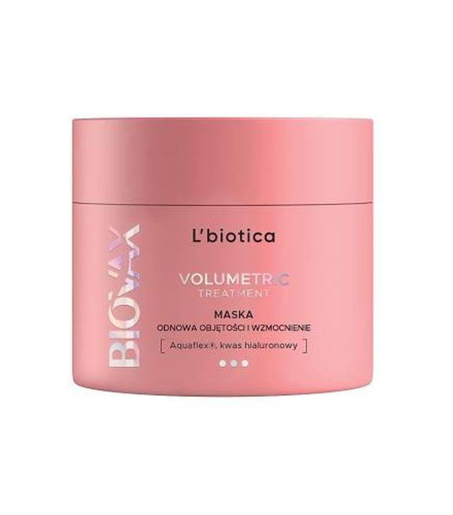 L'Biotica Biovax Glamour Volumetic Treatment maska do włosów, 200 ml