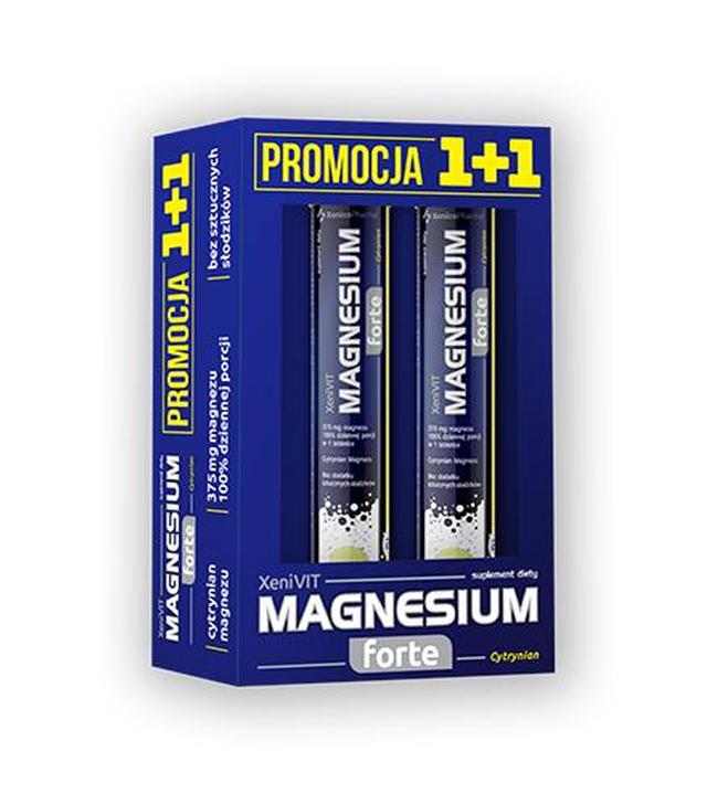 XeniVit Magnesium forte cytrynian, 2 x 20 tabl. mus., cena, opinie, właściwości