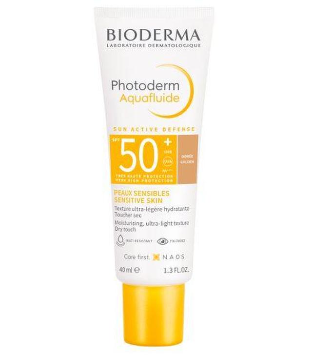 Bioderma Photoderm Aquafluide SPF50+ ultralekki fluid do skóry normalnej odcień ciemny, 40 ml