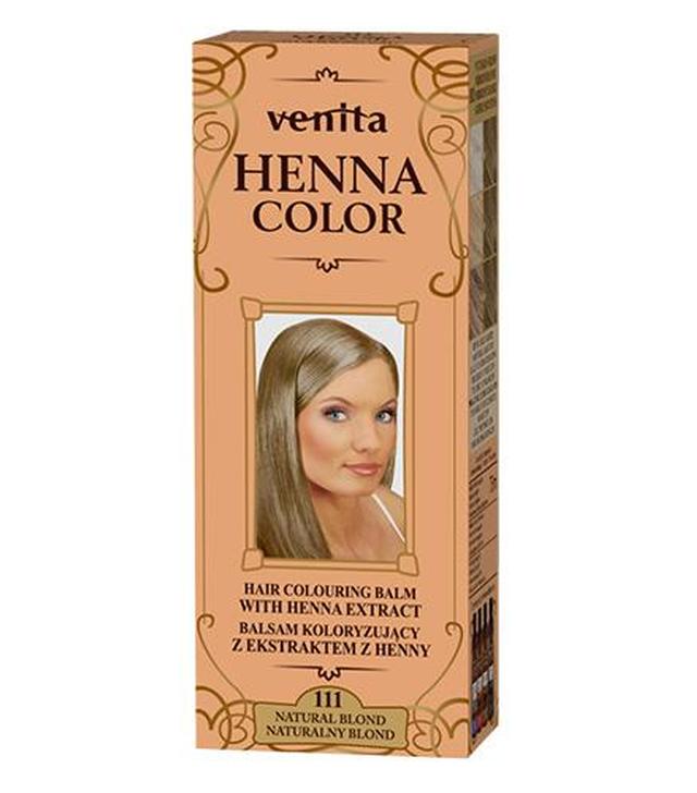 VENITA Henna Color Balsam Koloryzujący nr 111 Naturalny Blond, 75 ml