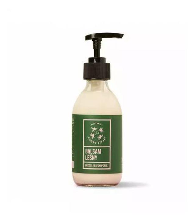 Mydlarnia Cztery Szpaki Balsam do ciała Leśny Brzoza Błyskoporek, 210 ml - ważny do 2025-04-05