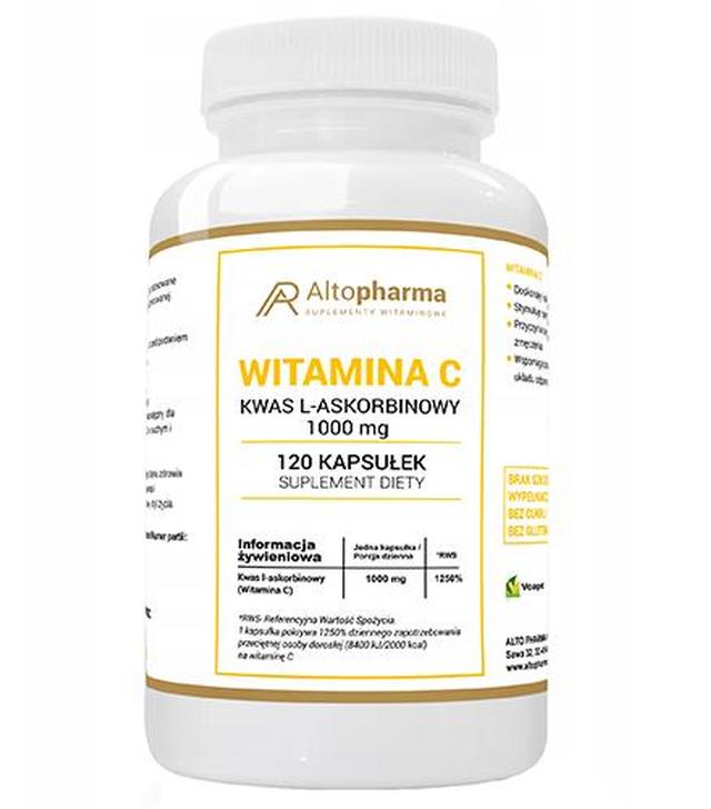 Altopharma Witamina C Kwas L-askorbinowy 1000 mg - 120 kaps.