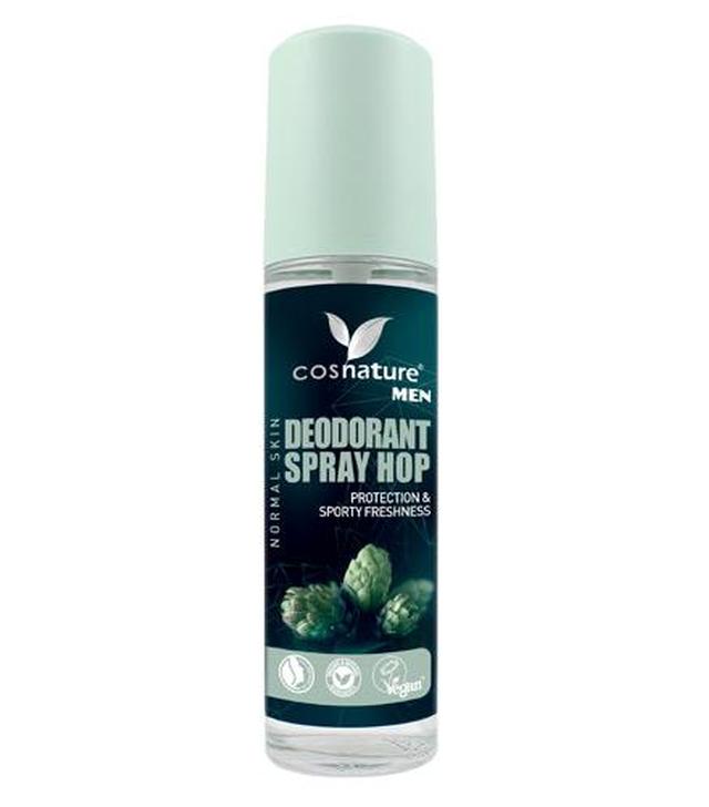 Cosnature Men Naturalny dezodorant w sprayu z wyciągiem z szyszek chmielu - 75 ml - cena, opinie, właściwości