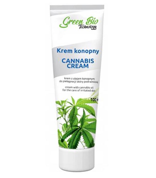 Green Bio Krem konopny Cannabis Cream - 100 ml - cena, opinie, skład