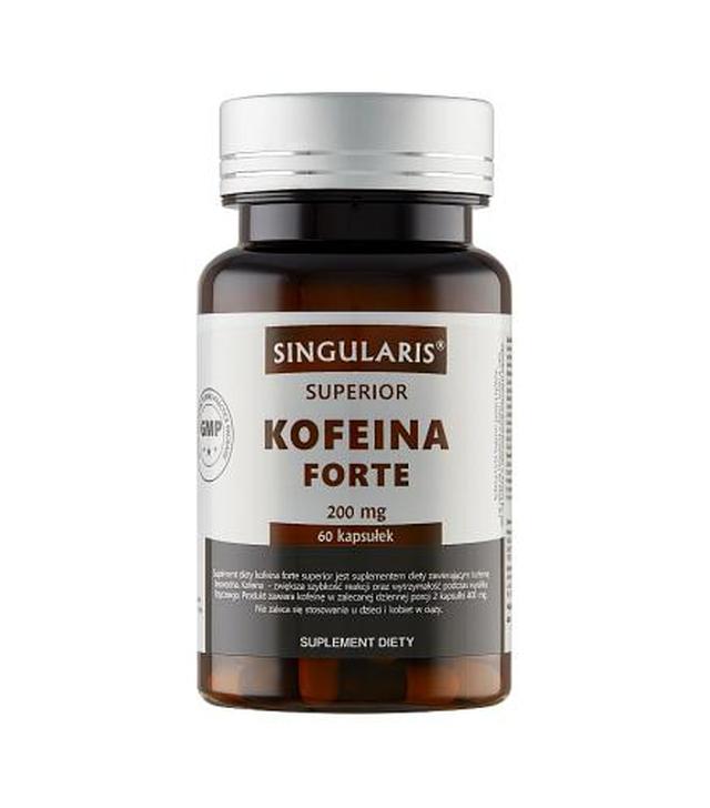 Singularis Superior Kofeina Forte 200 mg - 60 kaps. - cena, opinie, właściwości