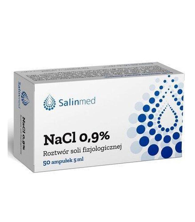 Salinmed NaCl 0,9% roztwór soli fizjologicznej 5 ml, 50 ampułek