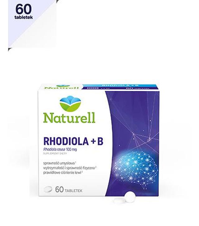 NATURELL Rhodiola + B, 60 tabl.