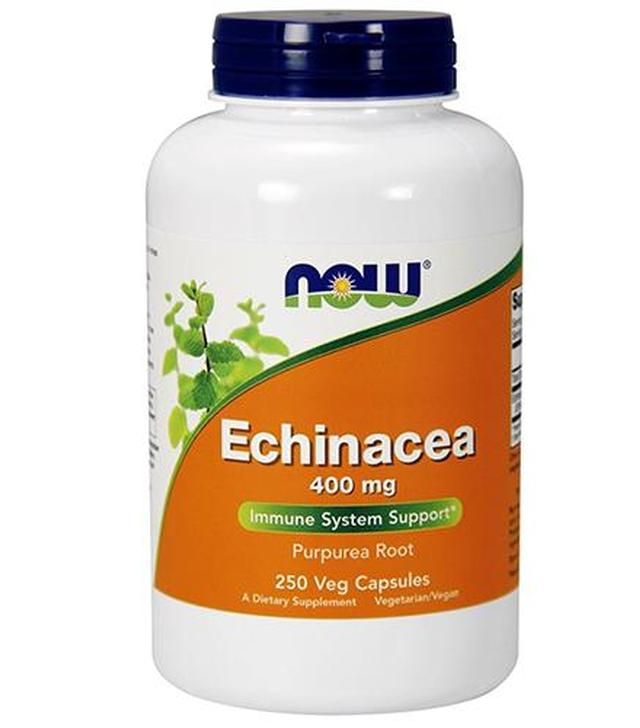 Now Echinacea 400 mg - 250 kaps. - cena, opinie, właściwości