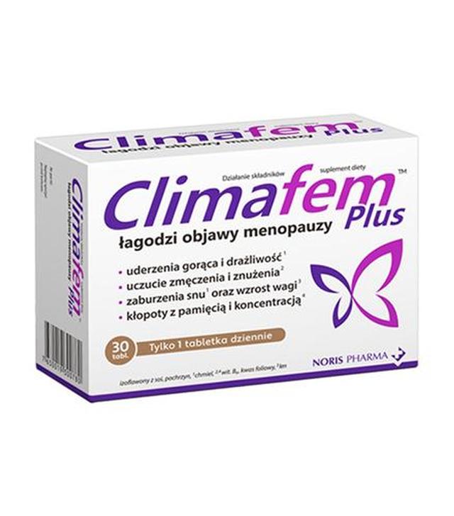 Climafem Plus - 30 tabl. - cena, opinie, właściwości