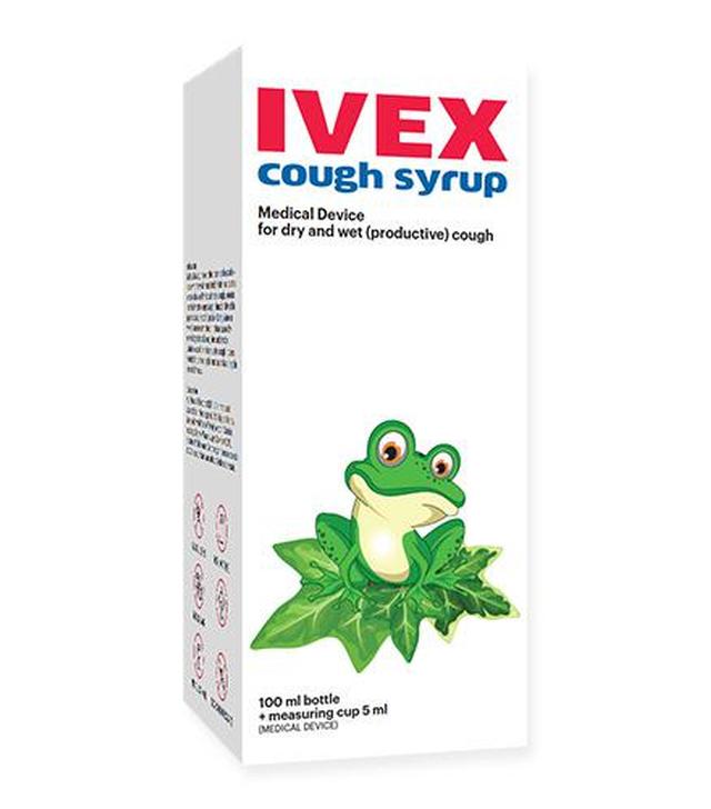 Ivex Syrop na kaszel, 100 ml, cena, wskazania, właściwości