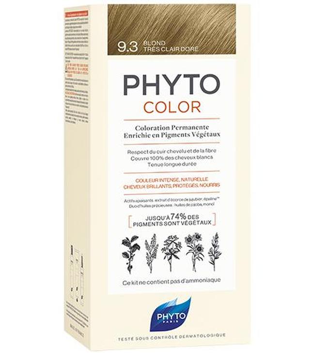Phyto PhytoColor Farba do włosów 9.3 Very Light Golden Blond - 1 szt. - cena, opinie, stosowanie