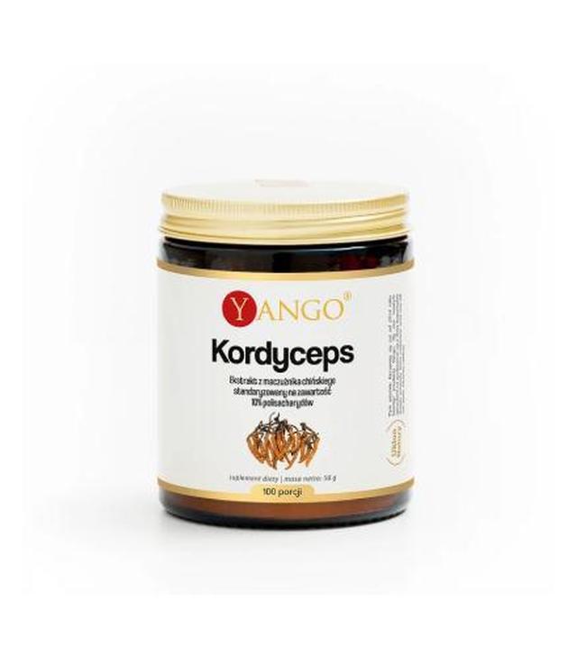 Yango Kordyceps ekstrakt 10% polisacharydów, 50 g