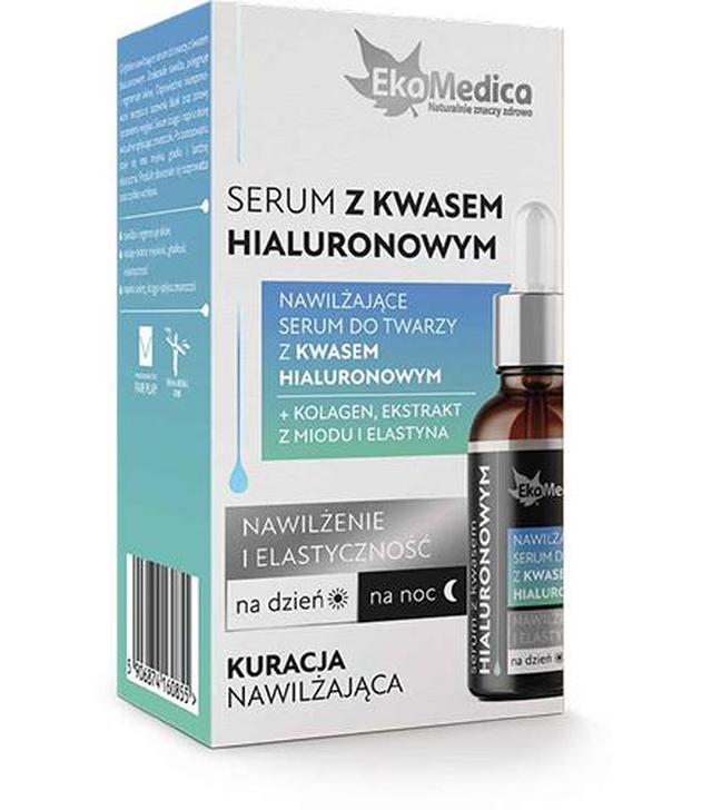 Ekamedica Serum z kwasem hialuronowym, 20 ml, cena, opinie, właściwości