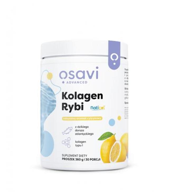 Osavi Kolagen Rybi naturalny aromat cytrynowy, 360 g