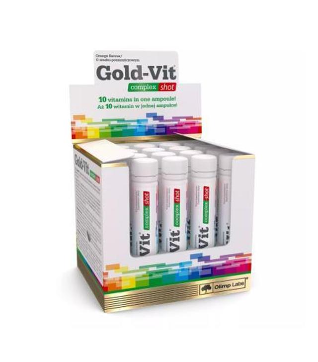 Olimp Gold-Vit Complex Shot o smaku pomarańczowym, 25 ml