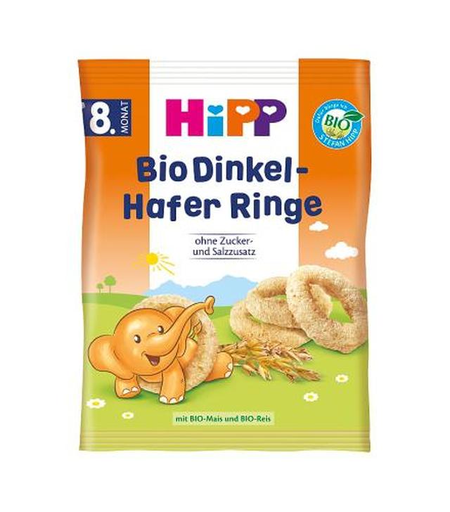 Hipp Bio Kółeczka orkiszowo - owsiane po 8 miesiącu - 30 g - cena, opinie, stosowanie