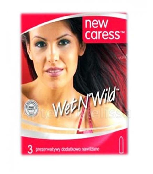 NEW CARESS WETN'WILD Prezerwatywy dodatkowo nawilżane - 3 szt.