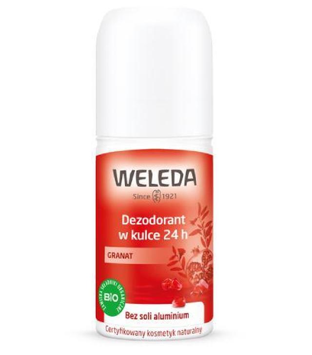 Weleda Dezodorant w kulce 24h z granatem 50 ml - ważny do 2025-10-31