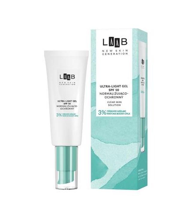 AA Laab Clear Skin Solution Ultralight Żel SPF 50 normalizująco-ochronny, 40 ml