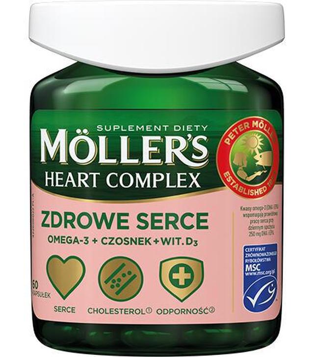 Moller's Complex Heart (Zdrowe serce), 60 kaps., cena, opinie, wskazania - ważny do 2024-07-31