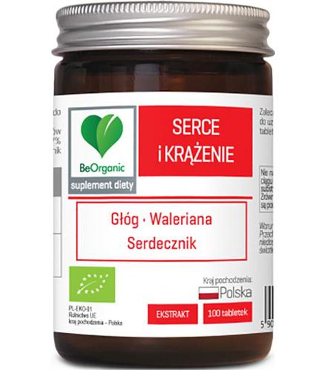 BeOrganic Serce i Krążenie Bio, tabletki, 100 sztuk
