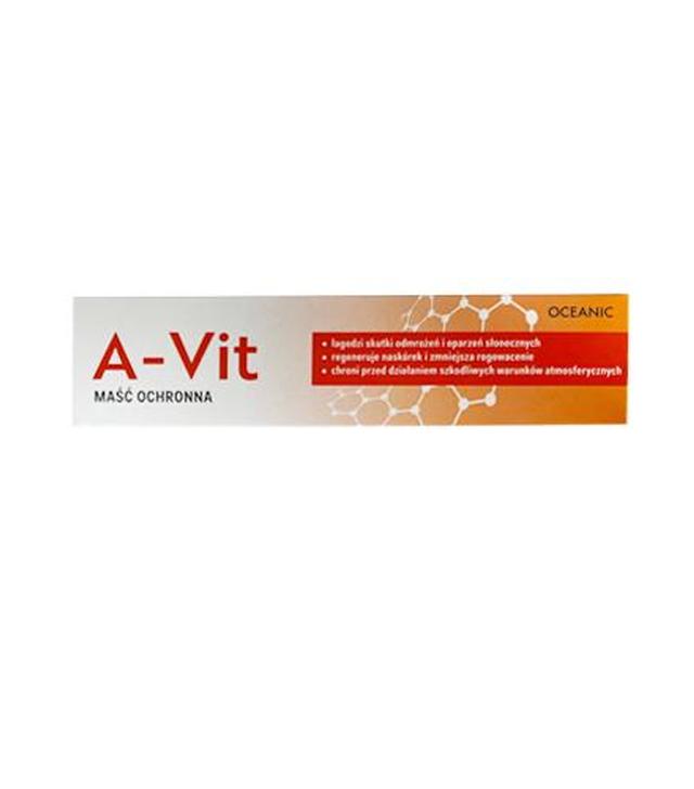 A-VIT Maść ochronna - 25 g. Skutecznie łagodzi podrażnienia i ogranicza rogowacenie naskórka.