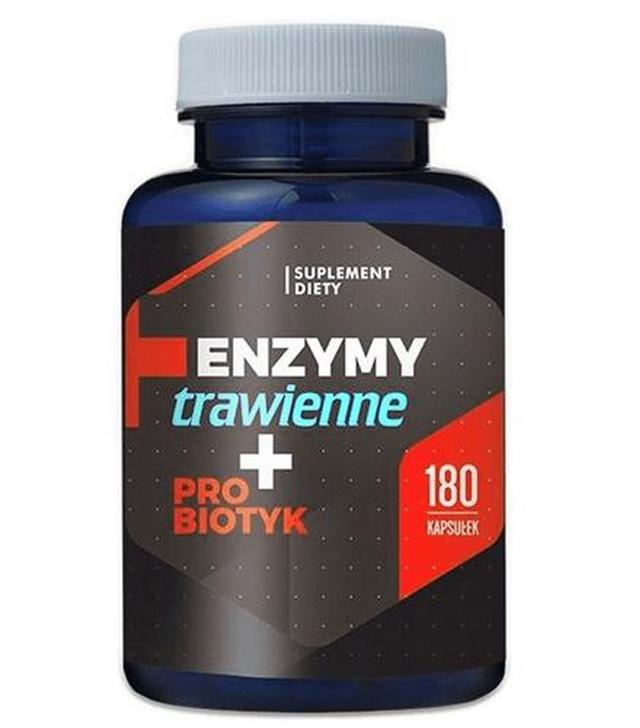 Hepatica Enzymy trawienne + probiotyk - 180 kaps. - cena, opinie, wskazania