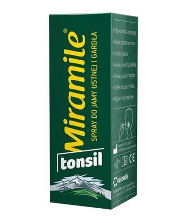 MIRAMILE TONSIL Spray do jamy ustnej i gardła, 30 ml  - ważny do 2024-07-31
