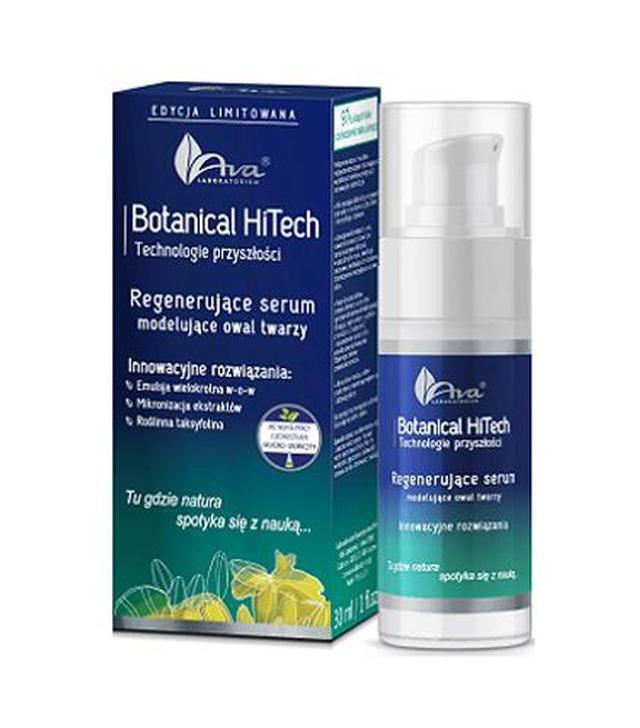 Ava Botanical HiTech Regenerujące serum modelujące owal twarzy - 30 ml - cena, opinie, stosowanie - ważny do 2025-09-30