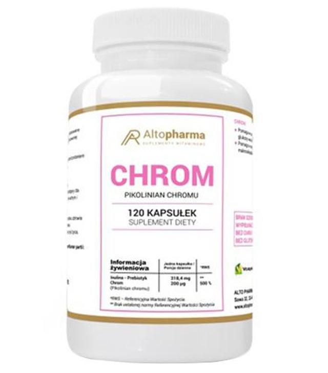 Altopharma Chrom Pikolinian chromu - 120 kapsułek - ważny do 2025-06-30