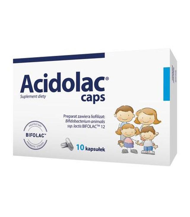 ACIDOLAC CAPS - 10 kaps. - cena, opinie, dawkowanie