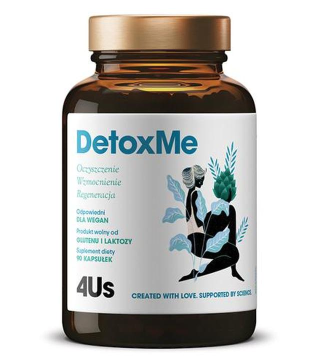 Health Labs DetoxMe, 90 kaps. Detoksykacja ipoprawa trawienia, cena, opinie, właściwości