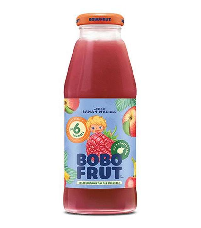 Bobo Frut Nektar jabłko banan malina po 6 miesiącu, 300 ml