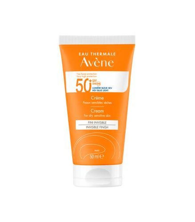 Avene Krem przeciwsłoneczny SPF50+ bardzo wysoka ochrona, 50 ml - ważny do 2025-10-31