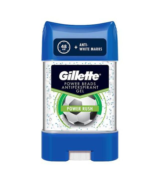 Gillette Power Rush Antyperspirant w żelu dla mężczyzn, 75 ml, cena, opinie, właściwości - ważny do 2024-06-30