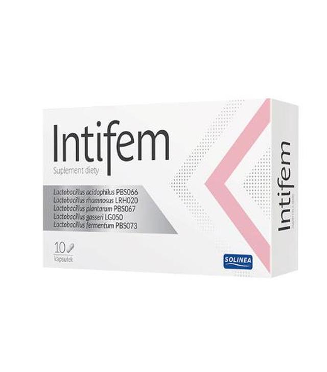Solinea Intifem, 10 kaps., cena, opinie, stosowanie - ważny do 2025-10-31