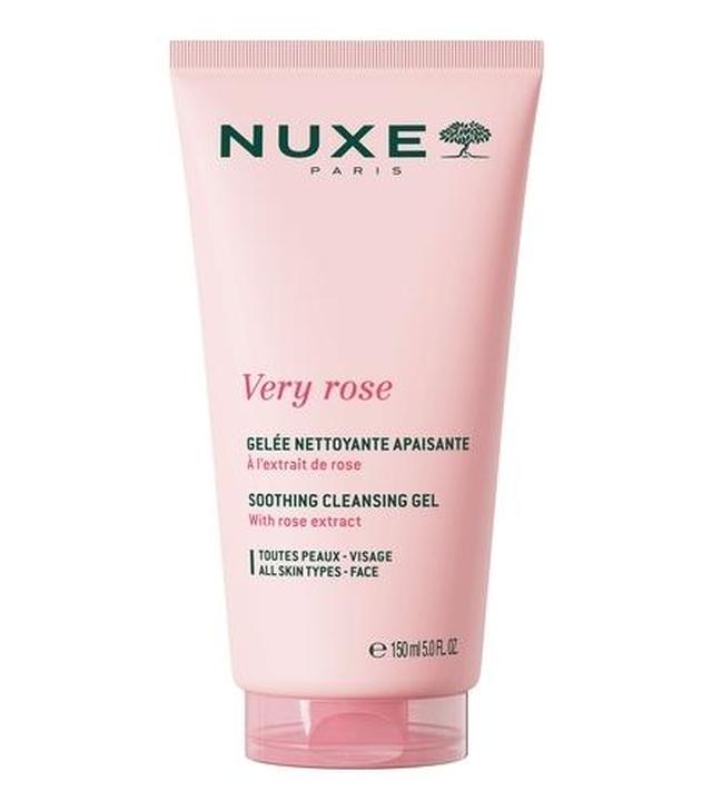 Nuxe Very Rose, Żel do mycia twarzy i oczu łagodzący, 150 ml