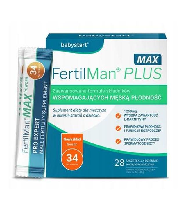 Fertilman Plus Max, saszetki, 28 sztuk