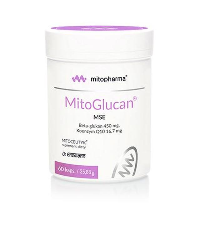 Mitopharma MitoGlucan MSE, 60 kaps., cena, opinie, właściwości  - ważny do 2025-09-30