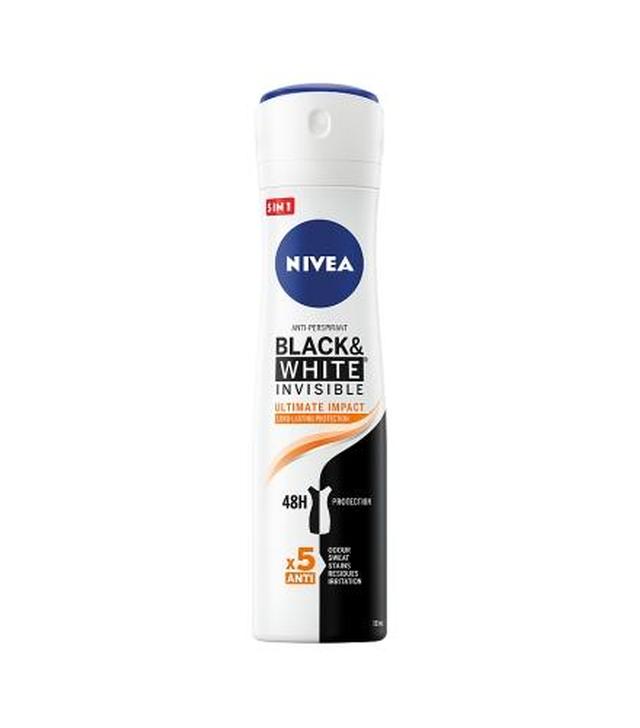 Nivea Black & White Invisible Ultimate Impact Antyperspirant 48h 150 ml