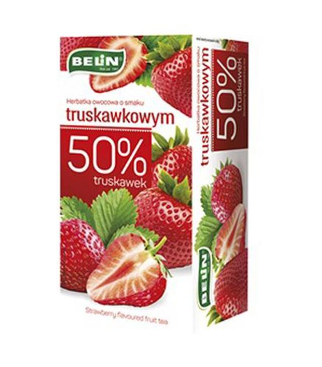 Belin Herbatka owocowa o smaku truskawkowym, 20 x 2 g, cena, opinie, stosowanie