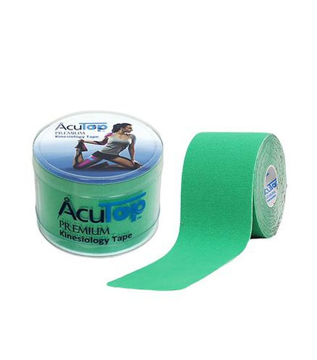 AcuTop Premium Kinesiology Tape 5 cm x 5 m zielony, 1 sztuka, cena, opinie, stosowanie