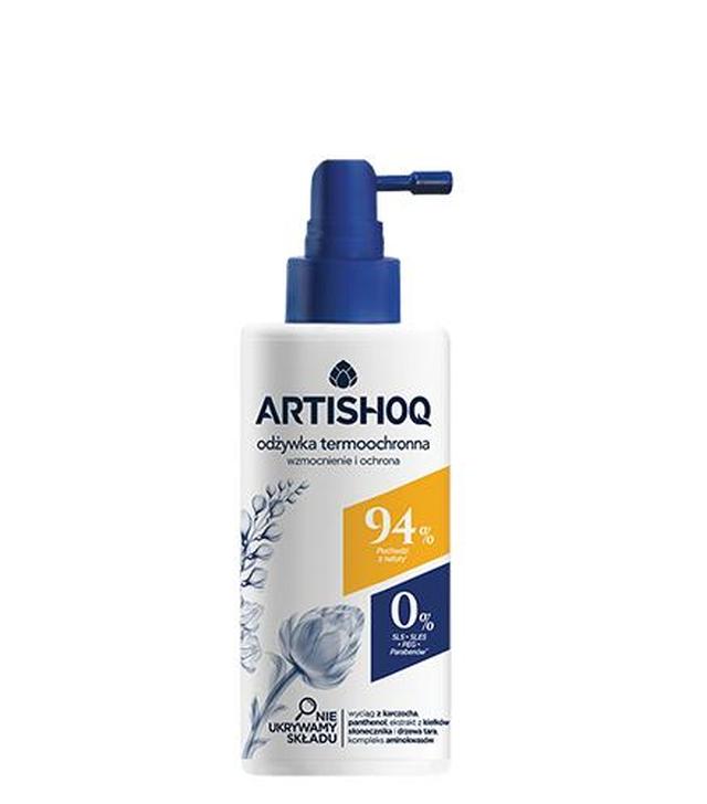 Artishoq, ochronny eliksir dyscyplinujący włosy, 130 ml