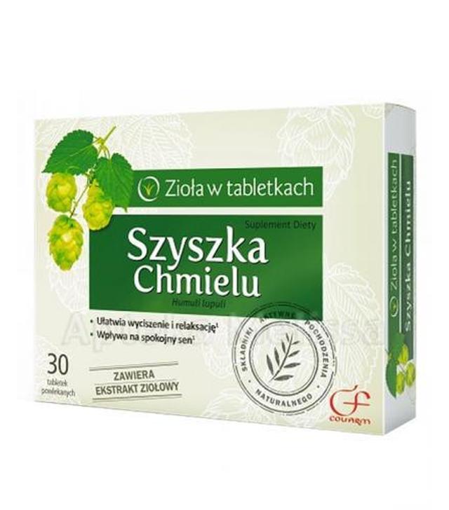 COLFARM Szyszka chmielu - 30 tabl. Wsparcie w stanach napięcia nerwowego oraz w okresie menopauzy.