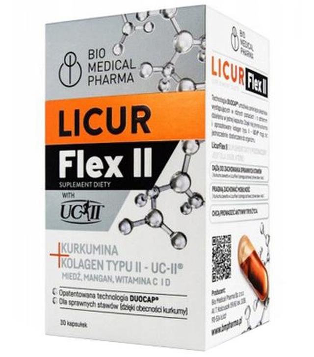 Licur Flex II - 30 kaps. - cena, opinie, dawkowanie