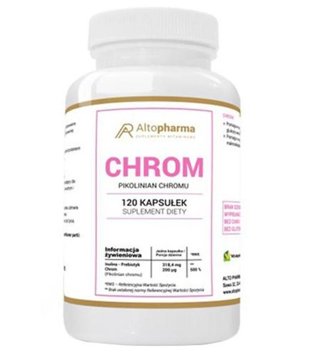 Altopharma Chrom Pikolinian chromu - 120 kapsułek