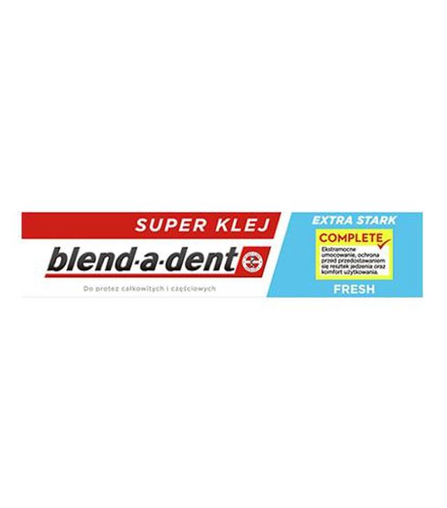 Blend-a-dent Extra Stark Fresh Super Klej do protez całkowitych i częściowych - 47 g - cena, opinie, skład