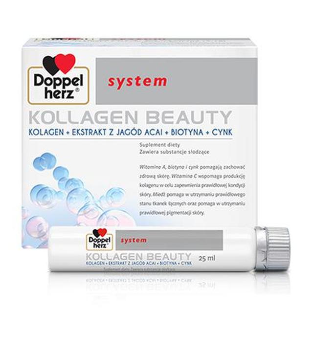 DOPPELHERZ SYSTEM Kollagen Beauty, do pielęgnacji skóry, 30 ampułek