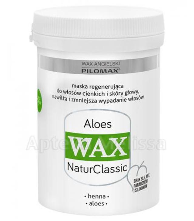 PILOMAX WAX NATURCLASSIC ALOES Maska do włosów cienkich - 480 ml - cena, opinie, właściwości